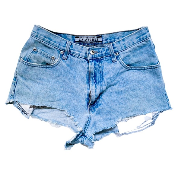 Vintage Z Cavaricci Denim Cutoff Shorts 